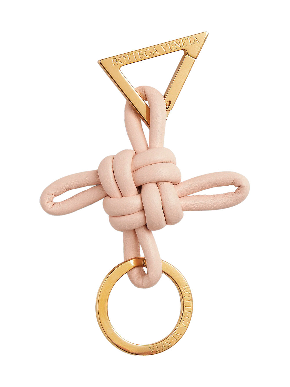 Bottega Veneta Women Double Knot Triangle Key Ring