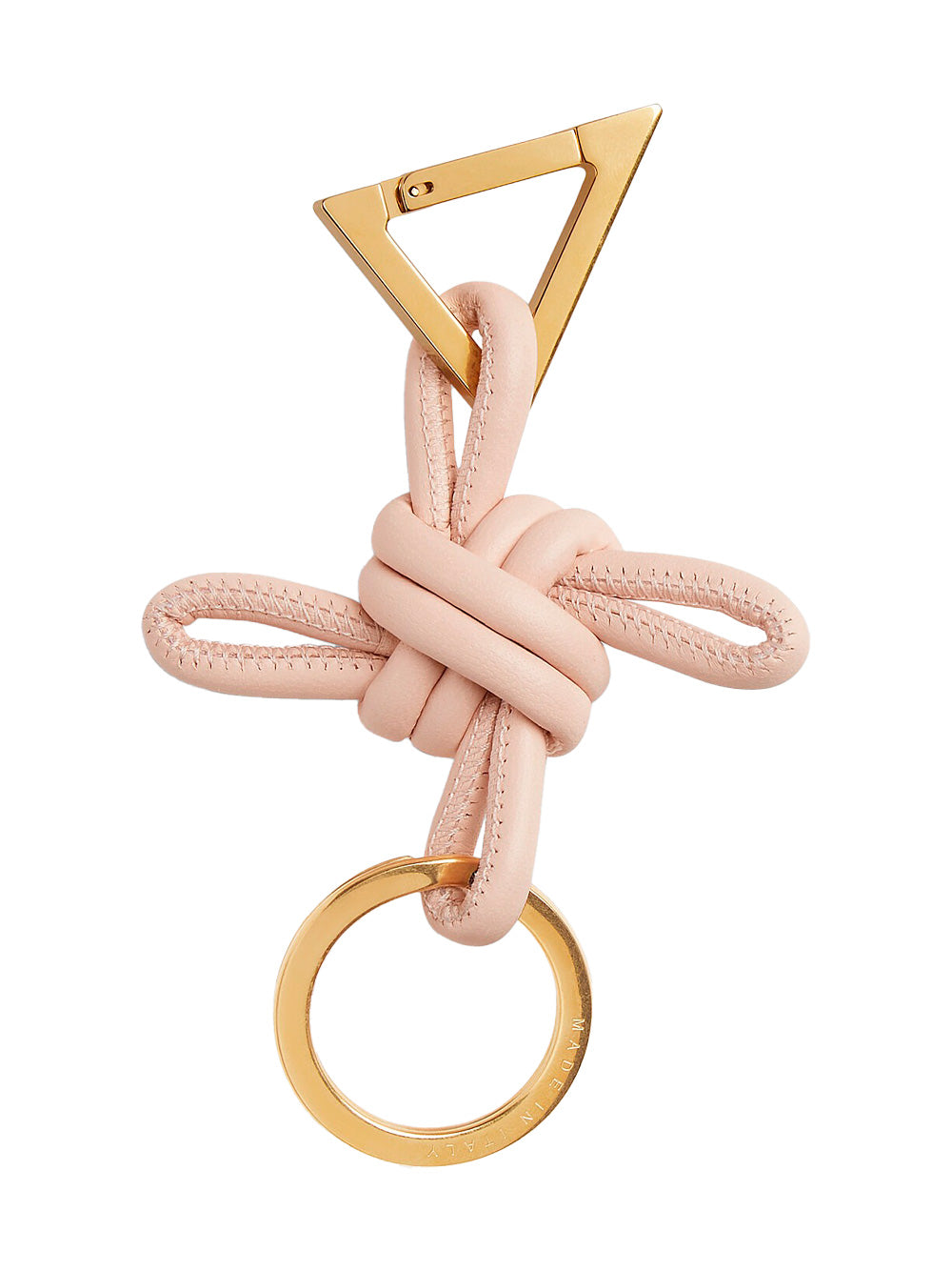 Bottega Veneta Women Double Knot Triangle Key Ring