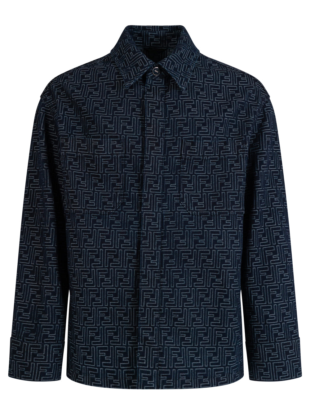 Fendi Men Giacca Denim Ff