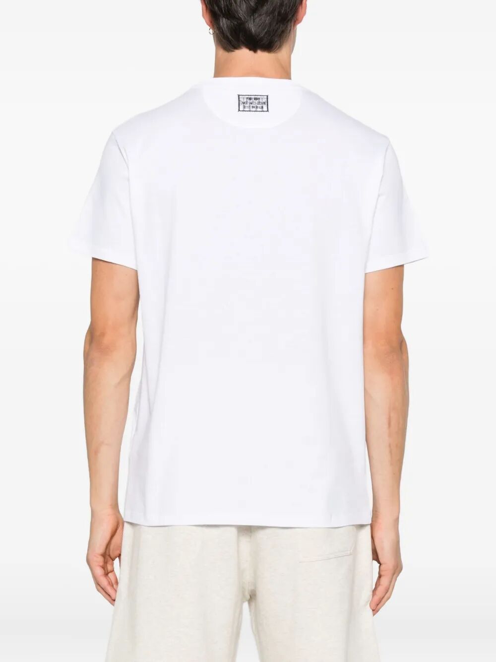Fendi Men Ff Postcards Logo Print Cotton T-Shirt