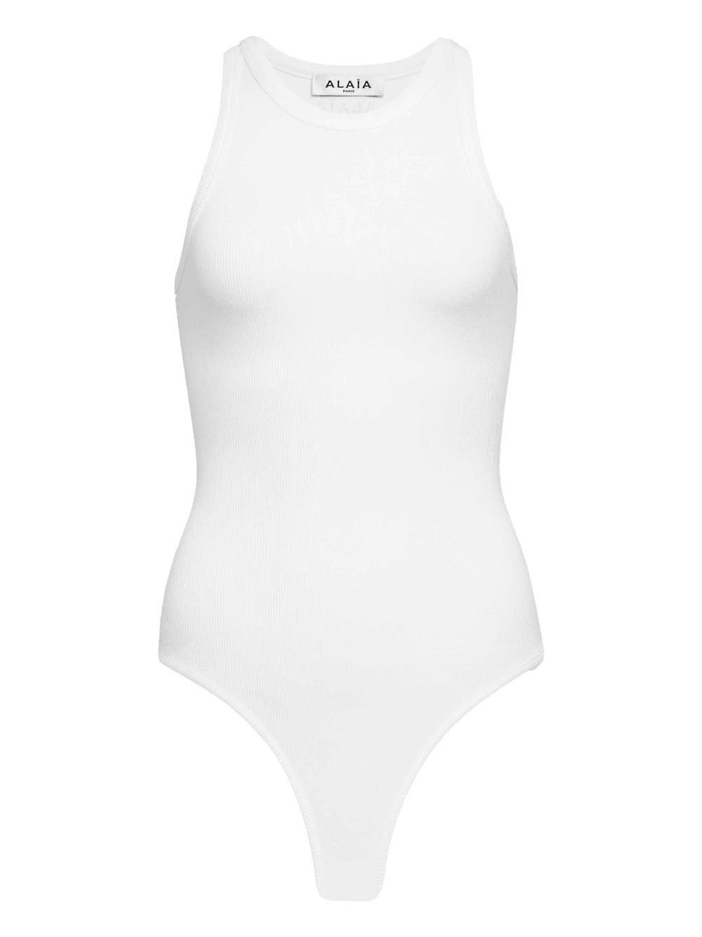 Alaia Women Sculpting Rib Jersey Bodysuit