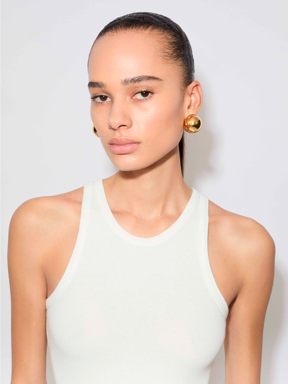 Alaia Women Sculpting Rib Jersey Bodysuit