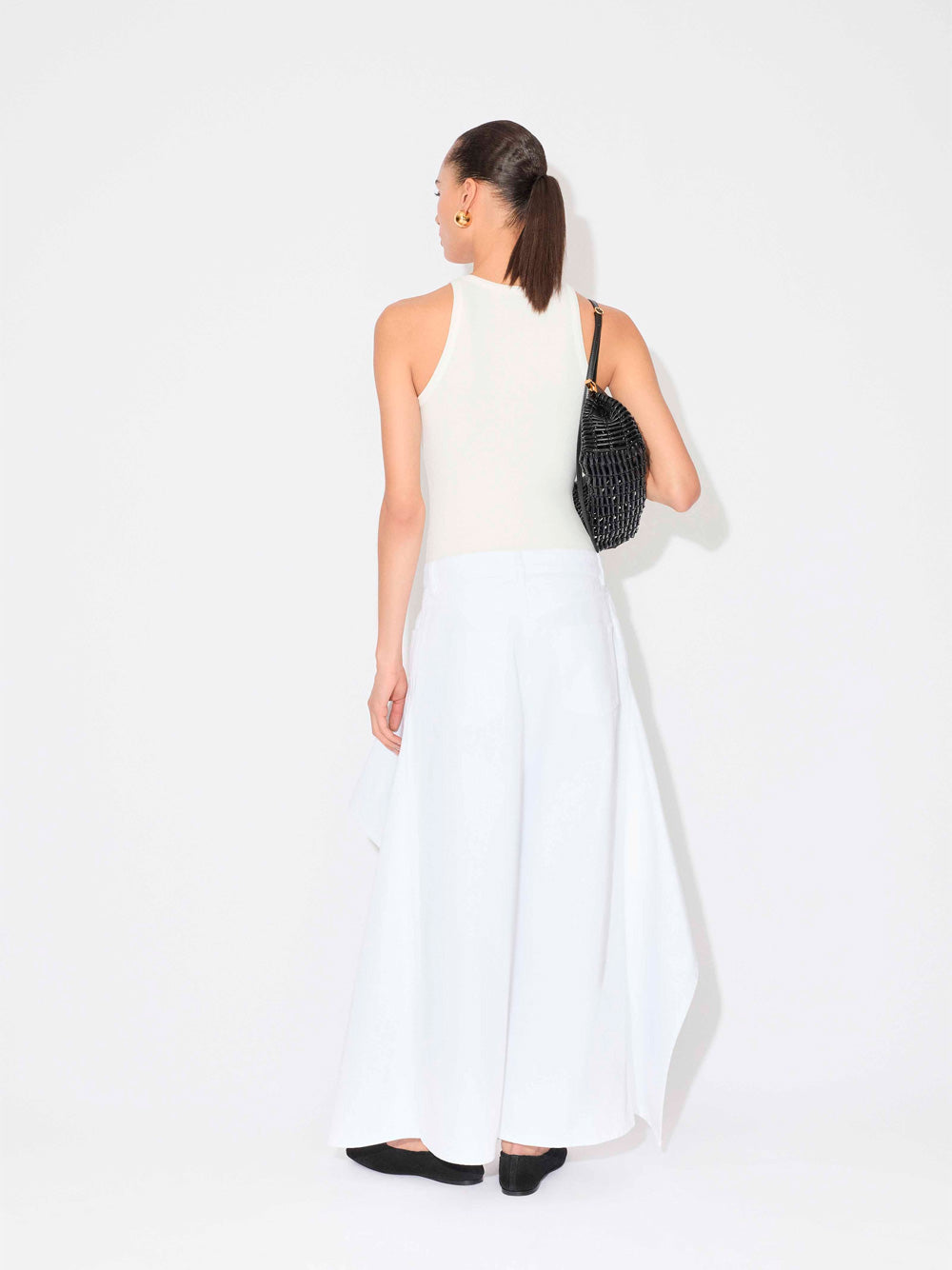 Alaia Women Sculpting Rib Jersey Bodysuit