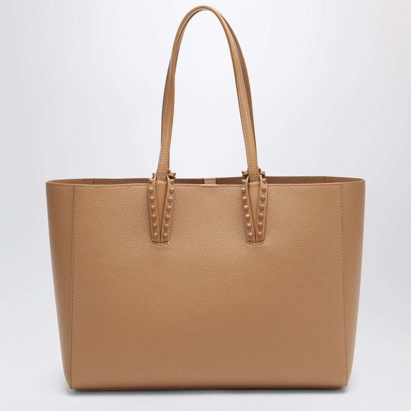 Christian Louboutin Beige Leather Cabata Small Tote Bag Women
