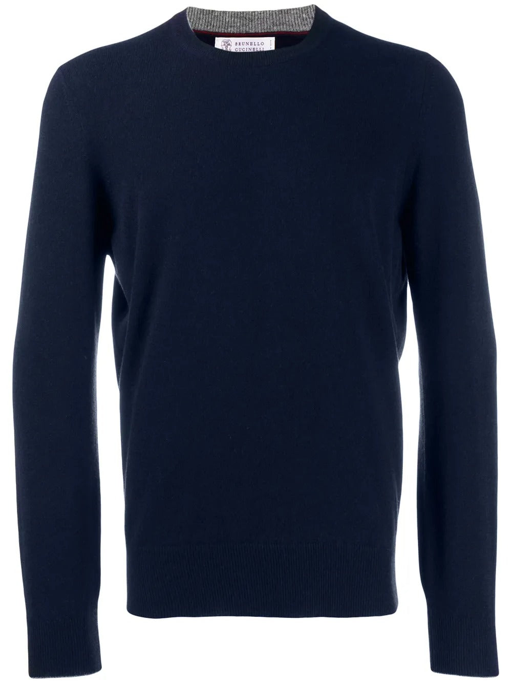 Brunello Cucinelli Men Cashmere Crew Neck Sweater