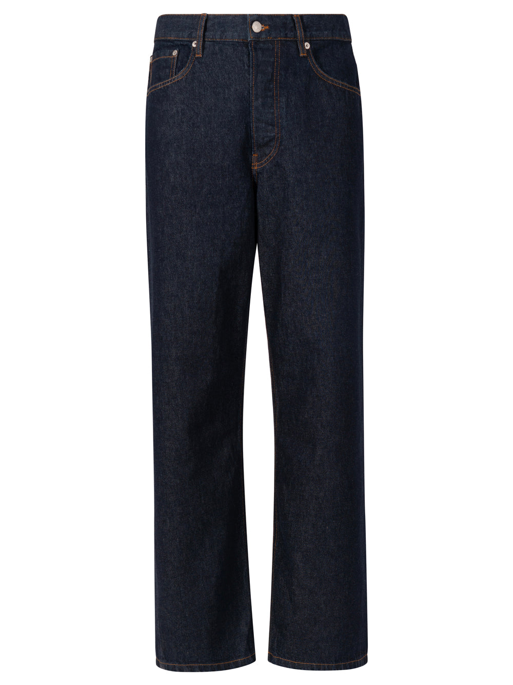 Dries Van Noten Men Pine Denim Pants
