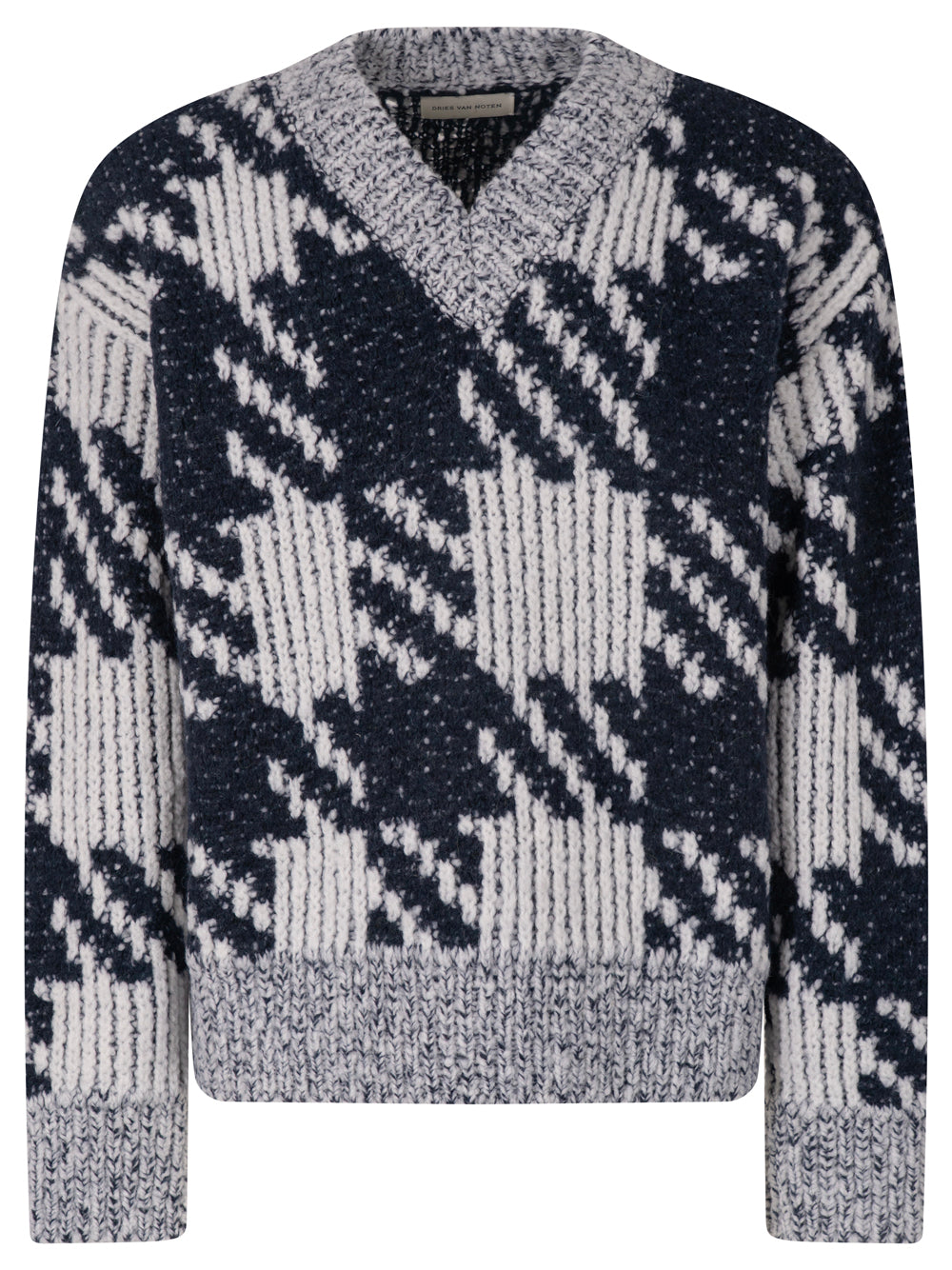 Dries Van Noten Men Macao V Neck Sweater