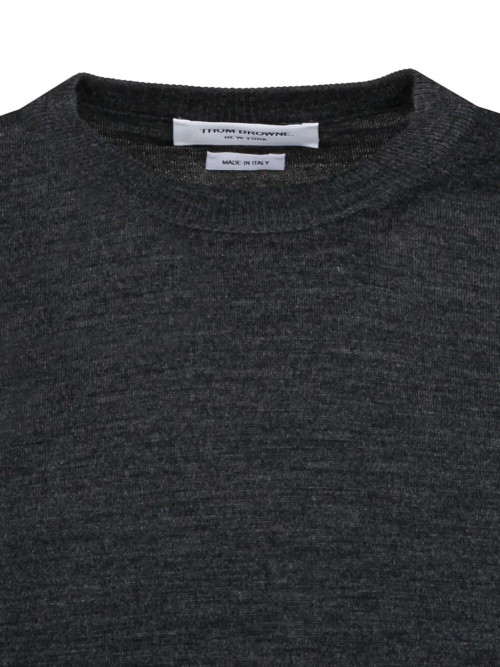 Thom Browne Men Wool 4-Bar Pullover
