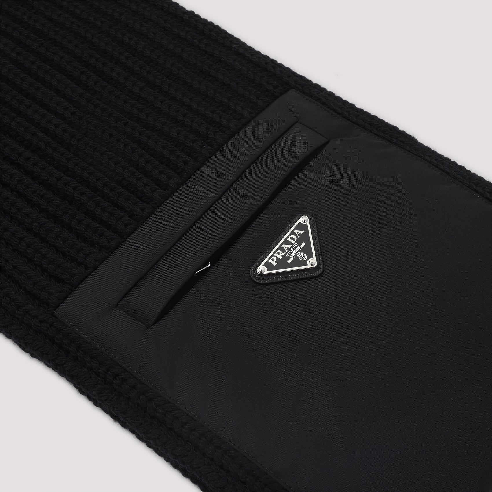 Prada Virgin Wool Scarf Men