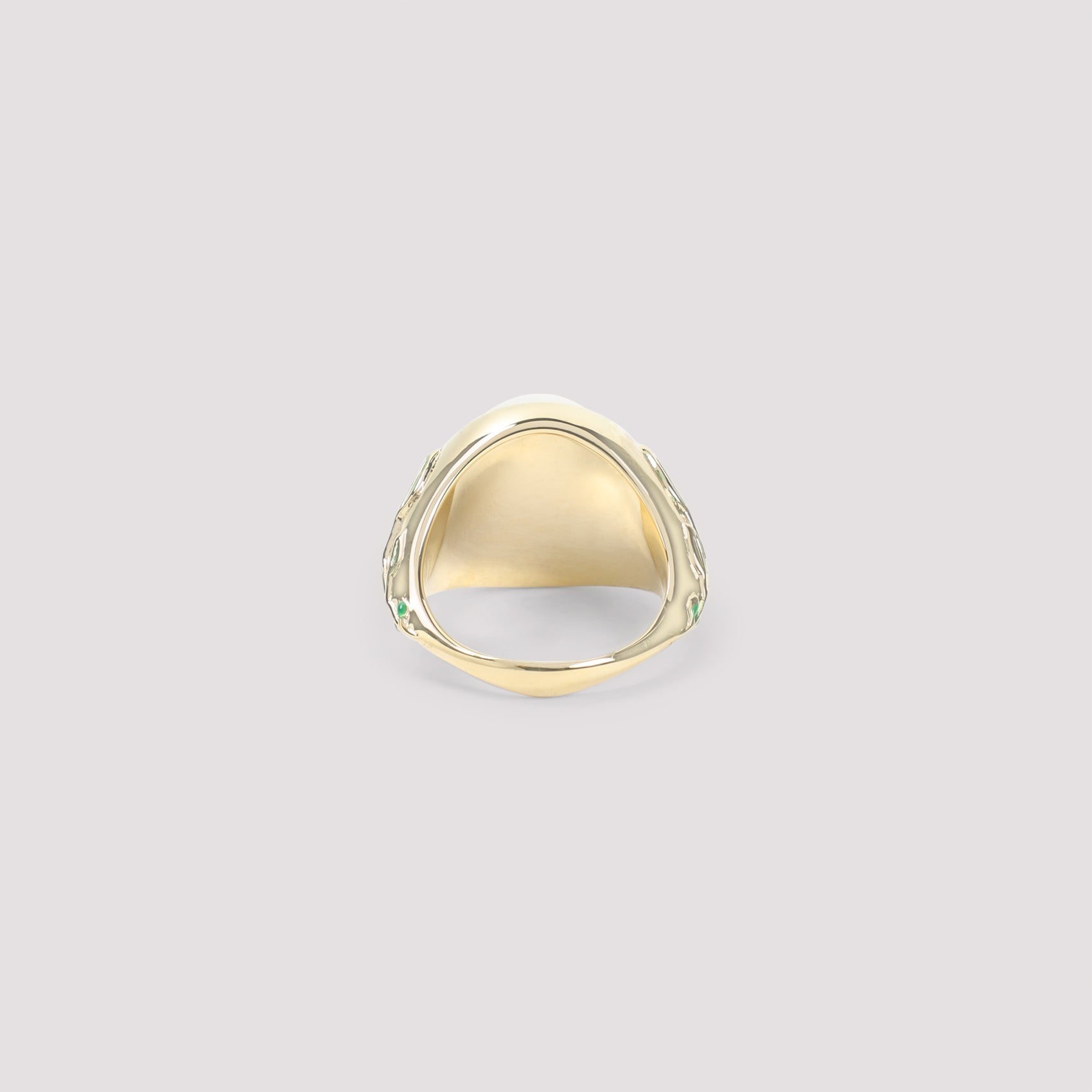 Casablanca Pearl Signet Ring Men