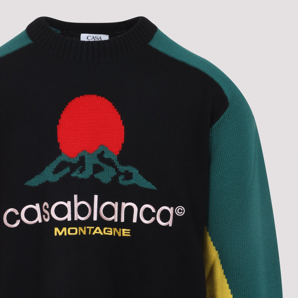 Casablanca Intarsia Pullover Men