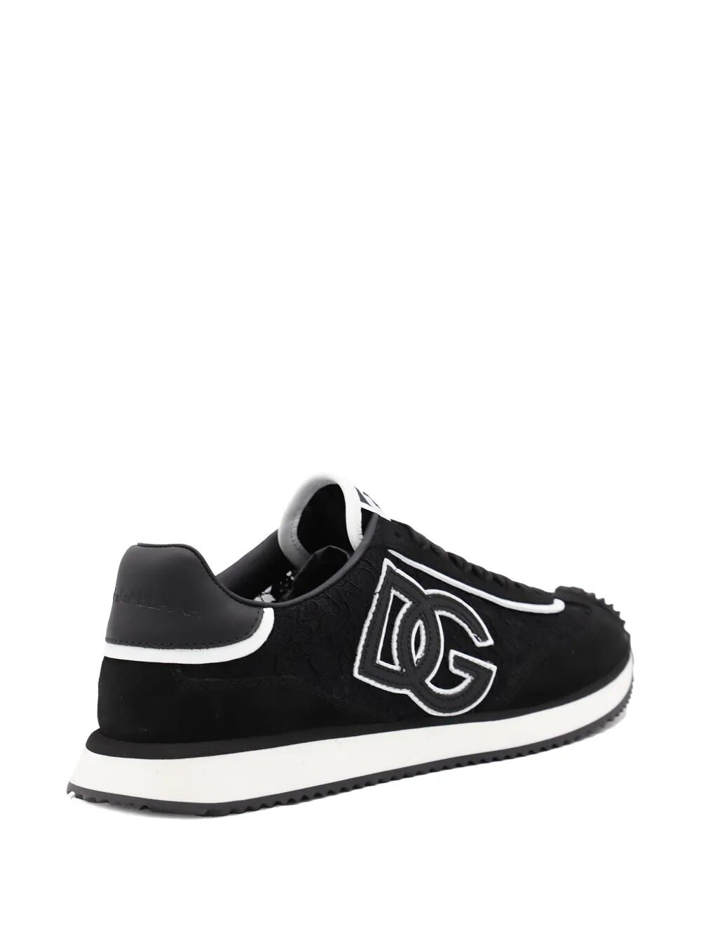 Dolce & Gabbana Women Dg Cushion Lace-Detailed Suede Sneakers