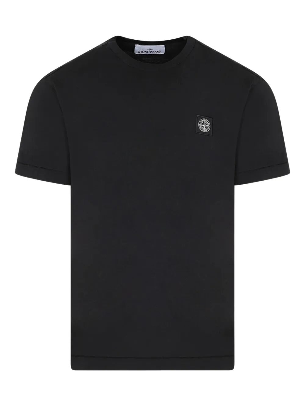 Stone Island Men Slim Fit Cotton Jersey T-Shirt With Compass Patch