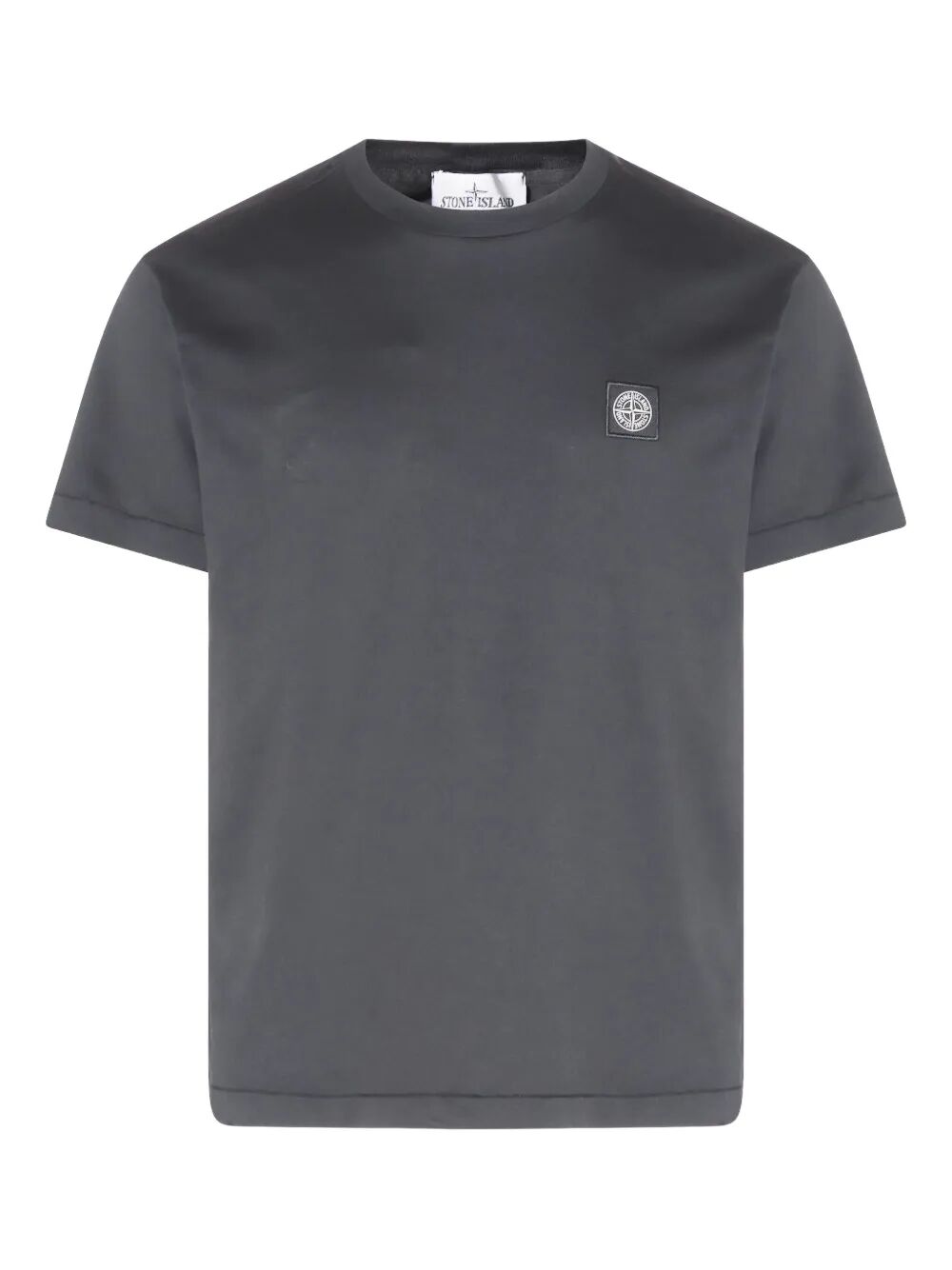 Stone Island Men Slim Fit Cotton Jersey T-Shirt With Compass Patch