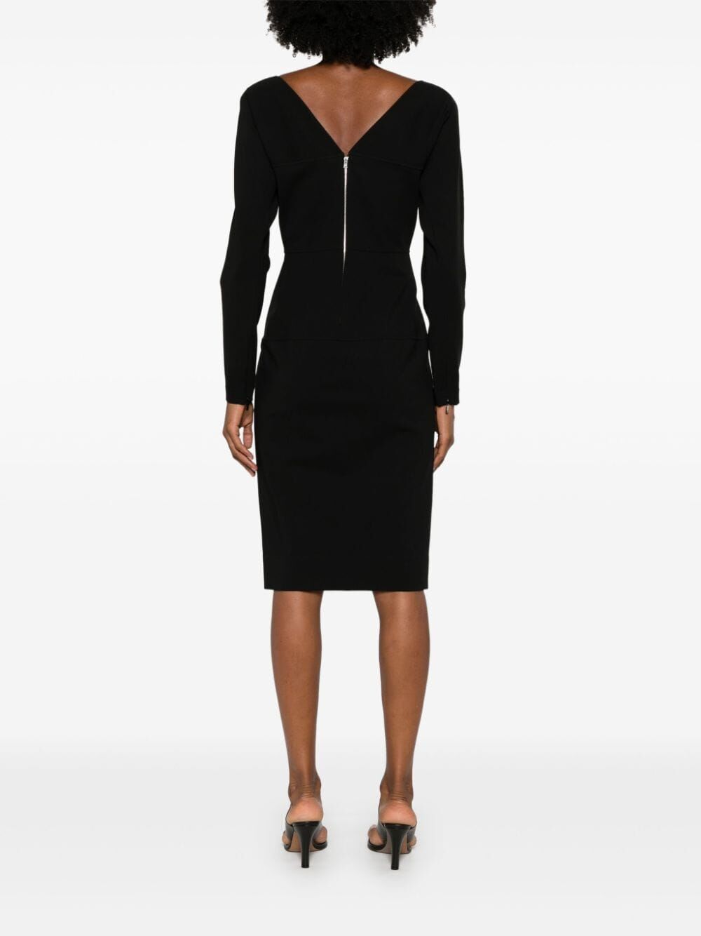 Fendi Women Abito Midi In Techno Jersey