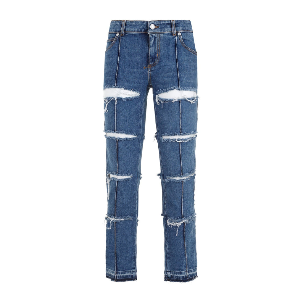 Alexander Mcqueen Denim Pants Women