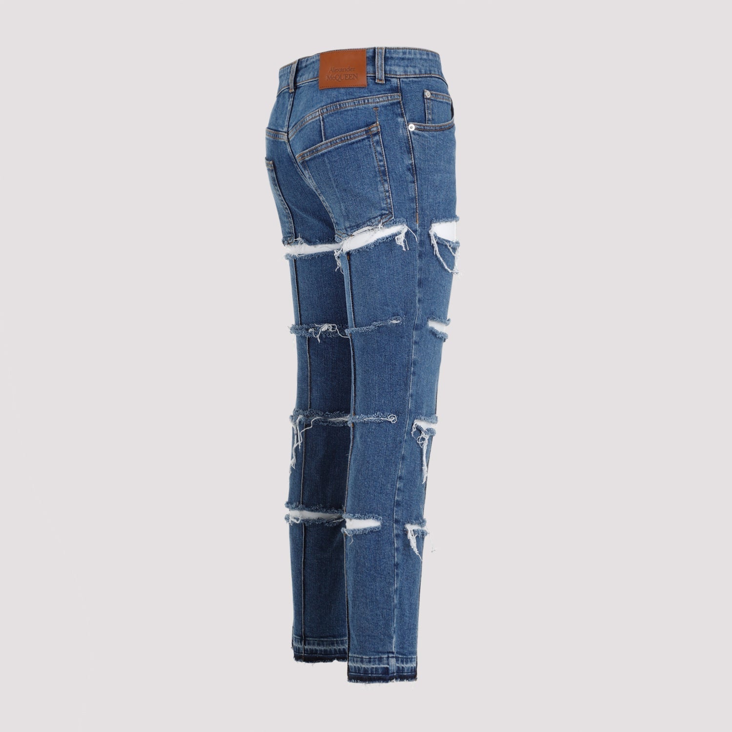 Alexander Mcqueen Denim Pants Women
