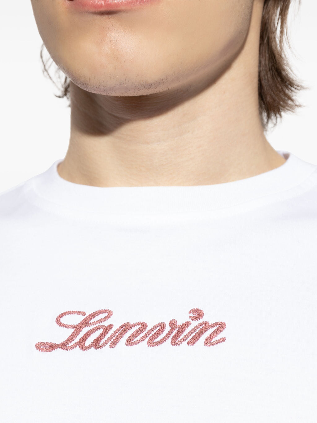 Lanvin Men Bouclette Script Logo T-Shirt