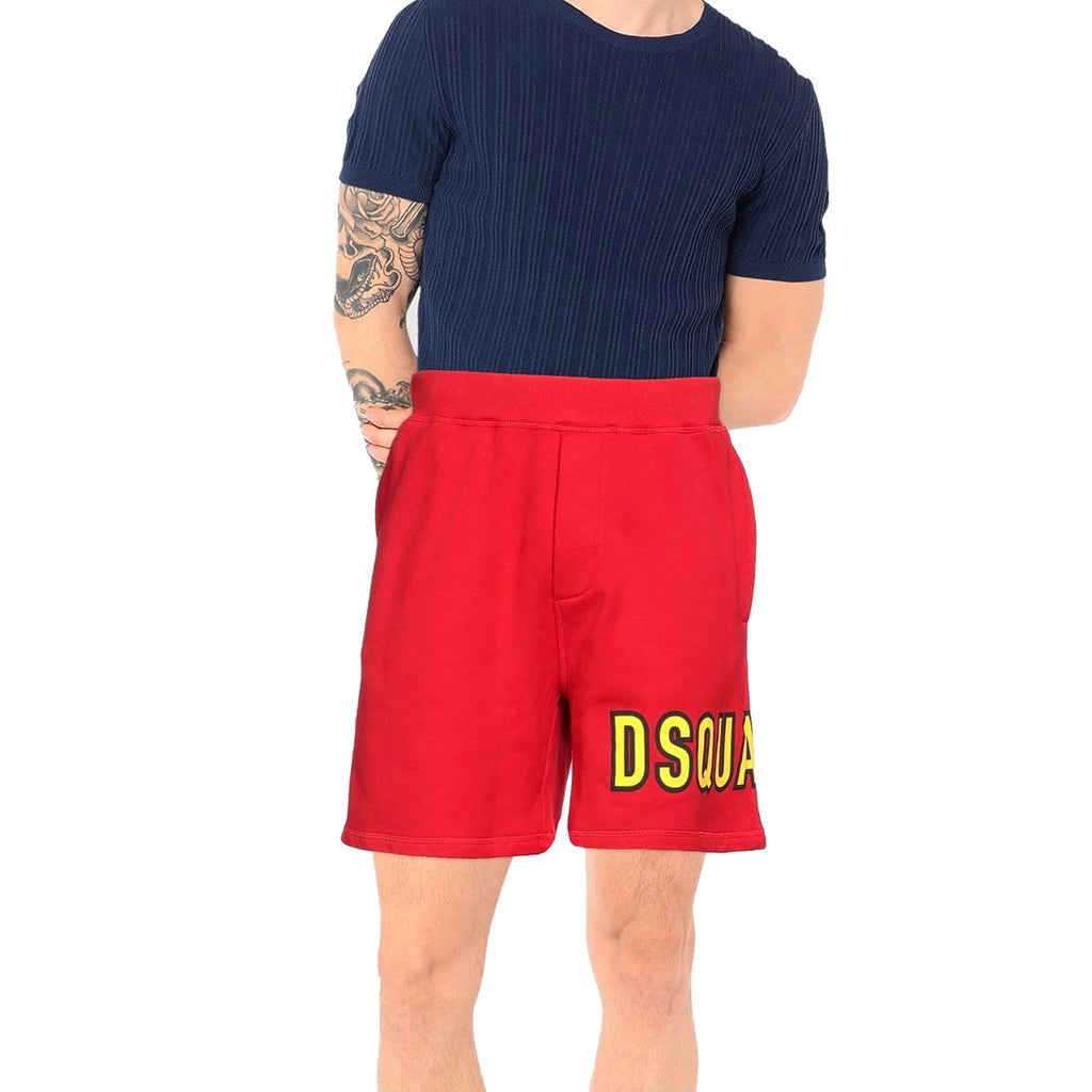 Dsquared2 Cotton Logo Shorts Men