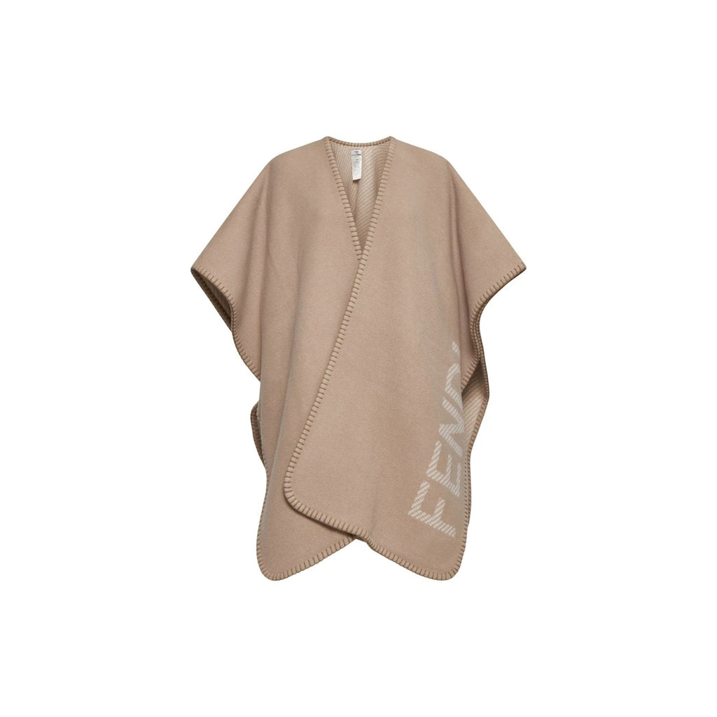 Fendi Wool And Cashmere Poncho Women