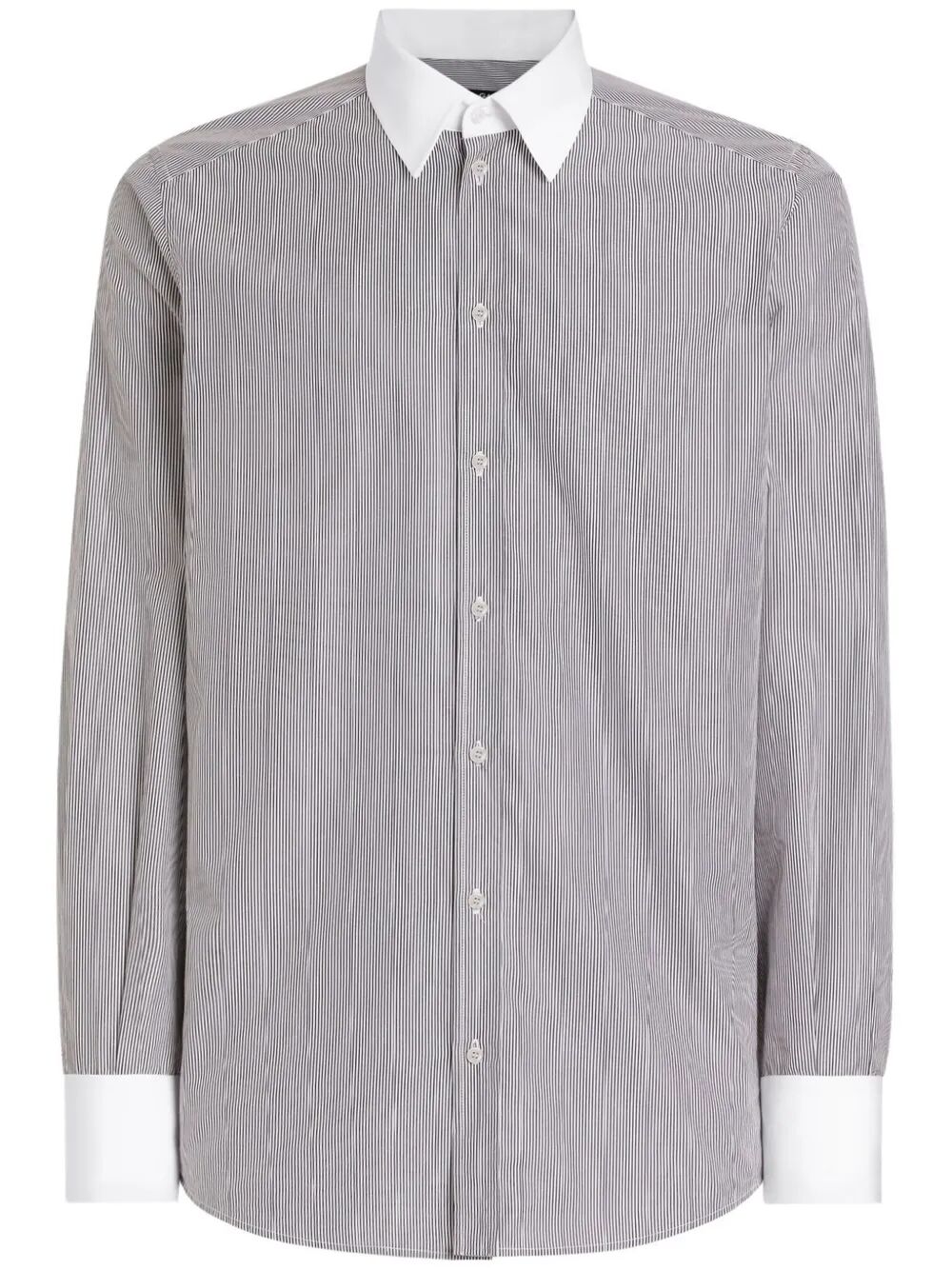 Dolce & Gabbana Men Striped Cotton Shirt