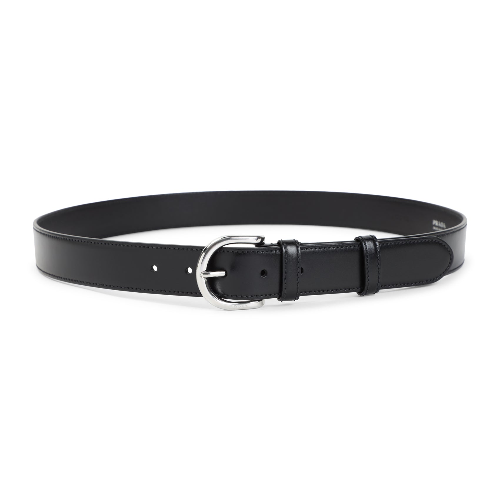 Prada Calf Leather Belt Men