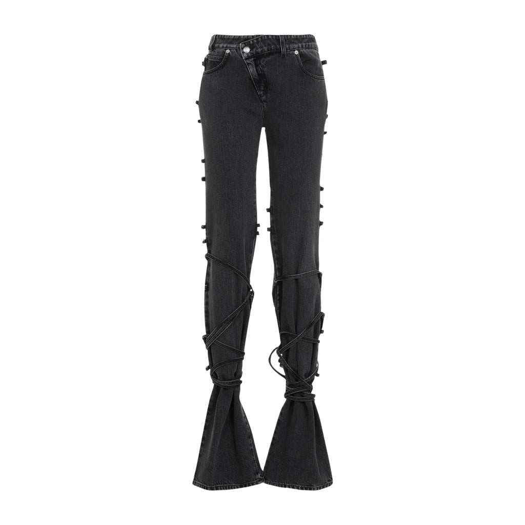 Alexander Mcqueen Tied Jeans Women