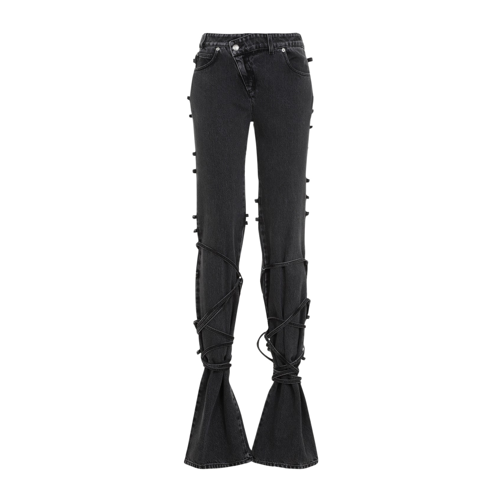 Alexander Mcqueen Tied Jeans Women