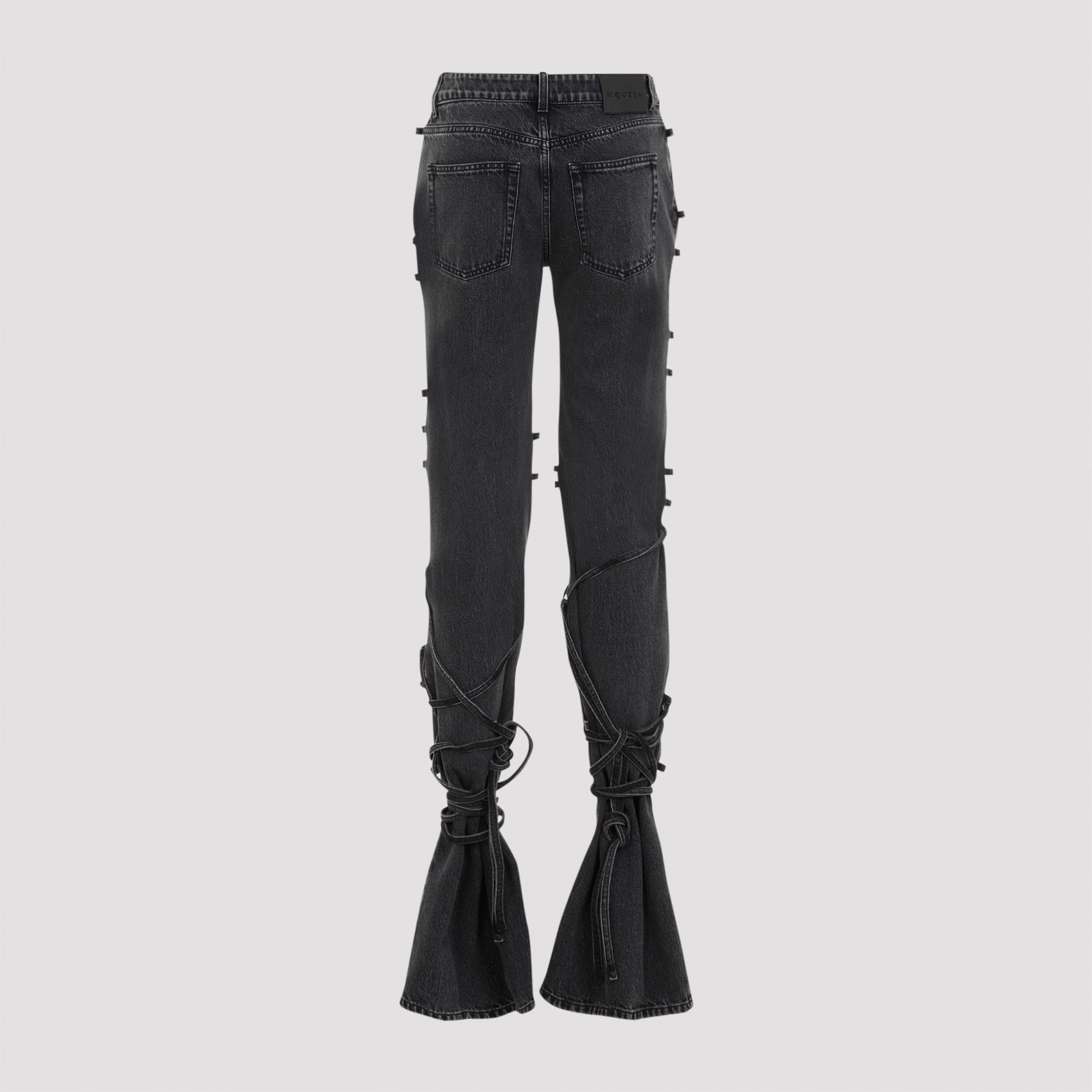 Alexander Mcqueen Tied Jeans Women