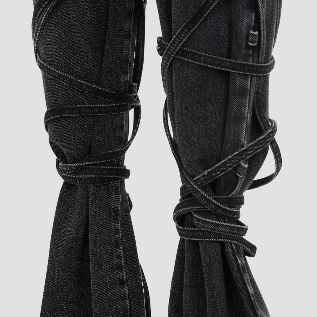 Alexander Mcqueen Tied Jeans Women