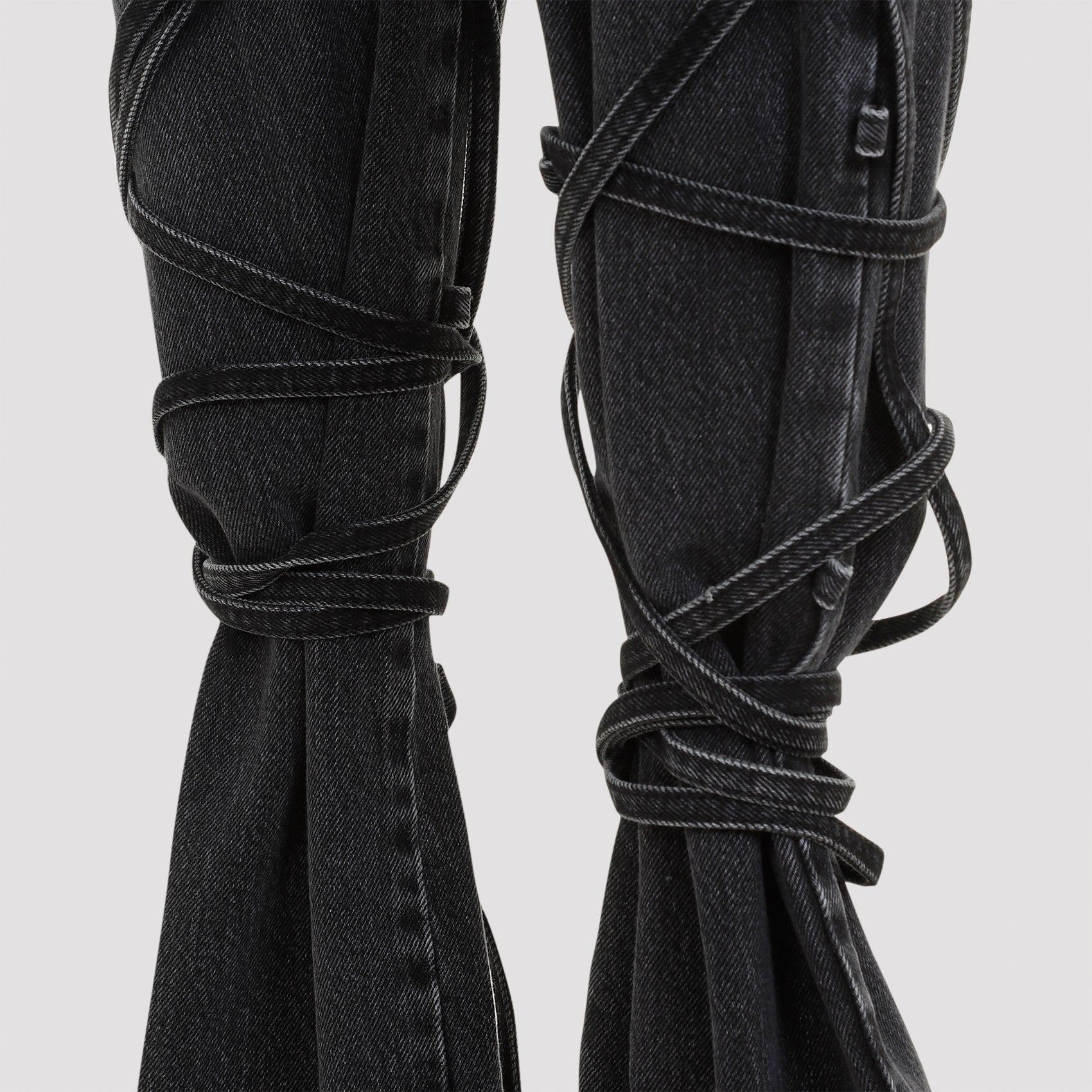 Alexander Mcqueen Tied Jeans Women