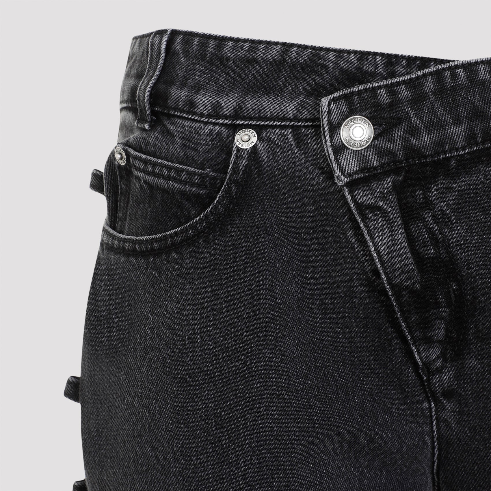 Alexander Mcqueen Tied Jeans Women