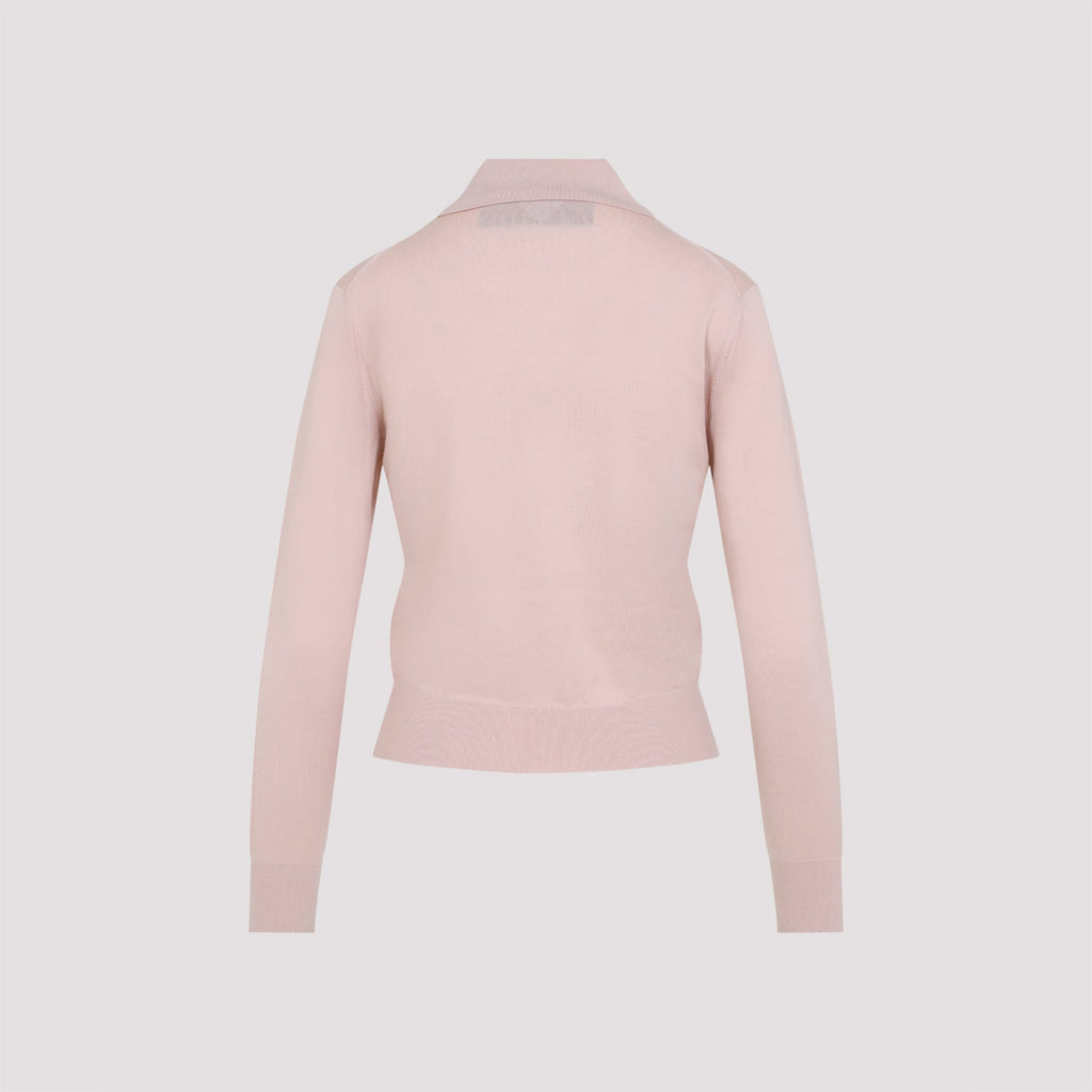 Bottega Veneta Long Sleeve Polo Top Women