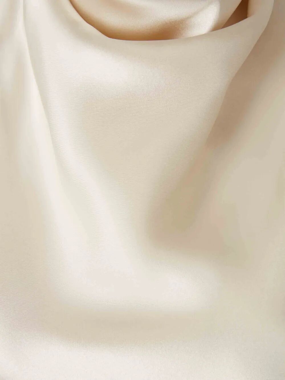 Balmain Women Halterneck Crepe Satin Top