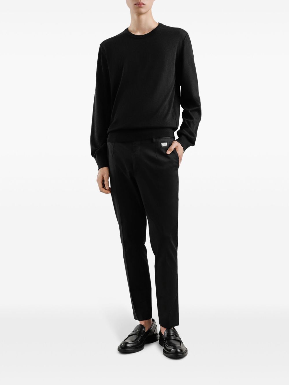 Dolce & Gabbana Men Tailored Cotton Trousers
