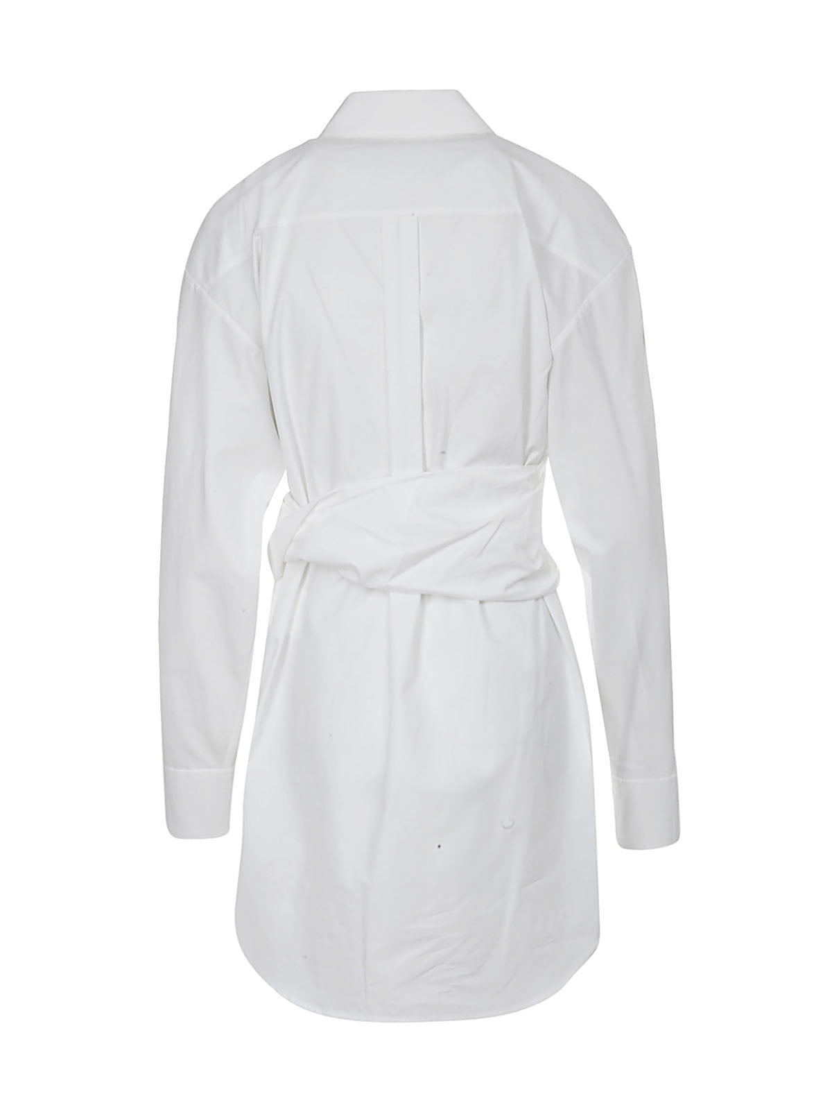 Alexander Wang Women Pulled Shirt Dress With Back Cummerbund