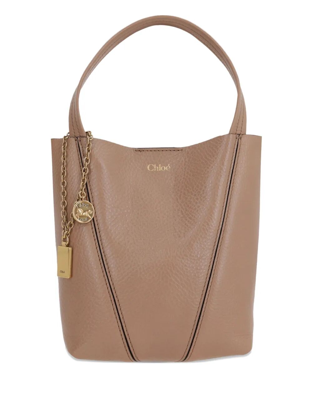 Chloe Women Small Chloé Spin Tote Bag In Grained Leather