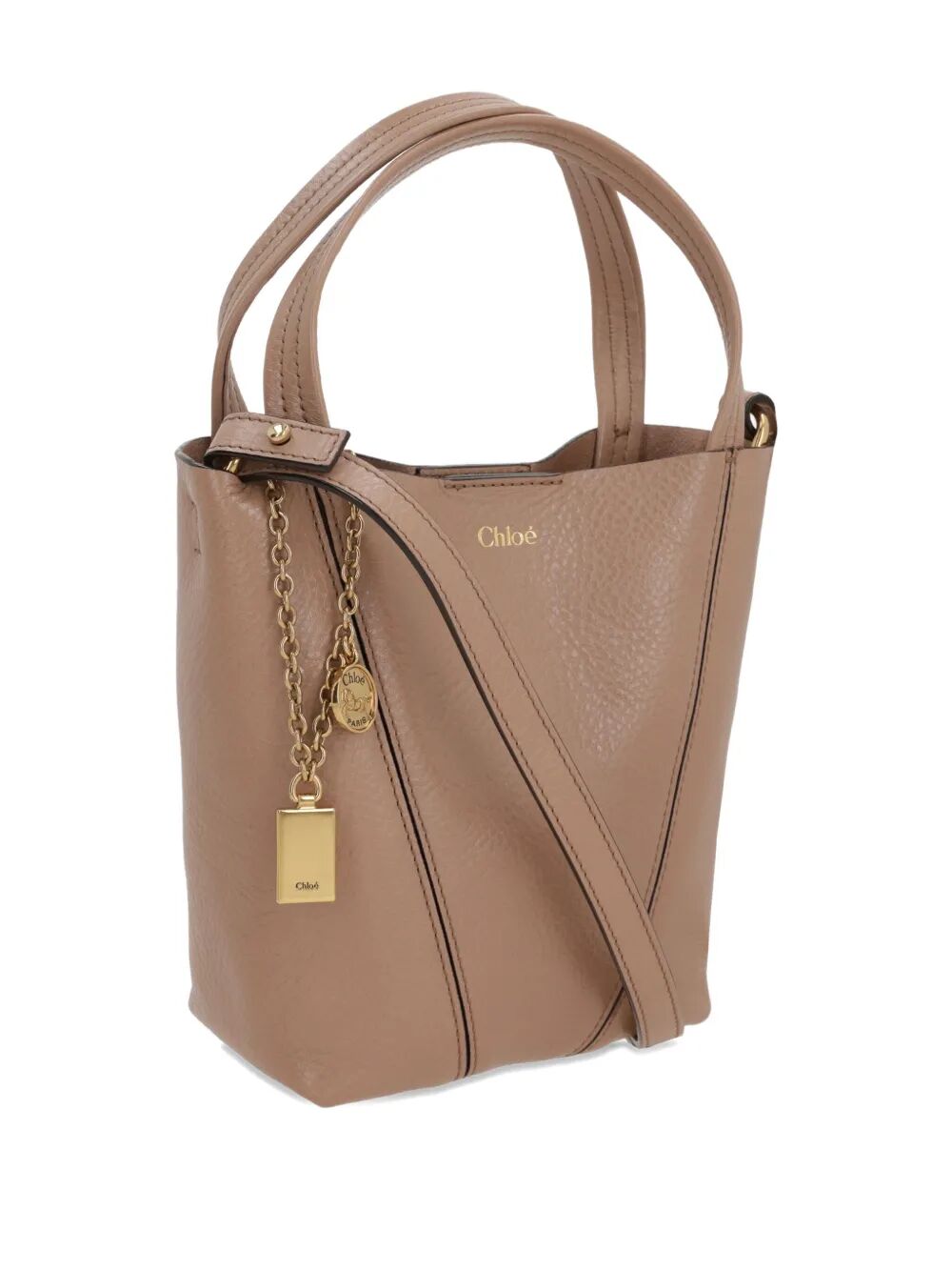 Chloe Women Small Chloé Spin Tote Bag In Grained Leather
