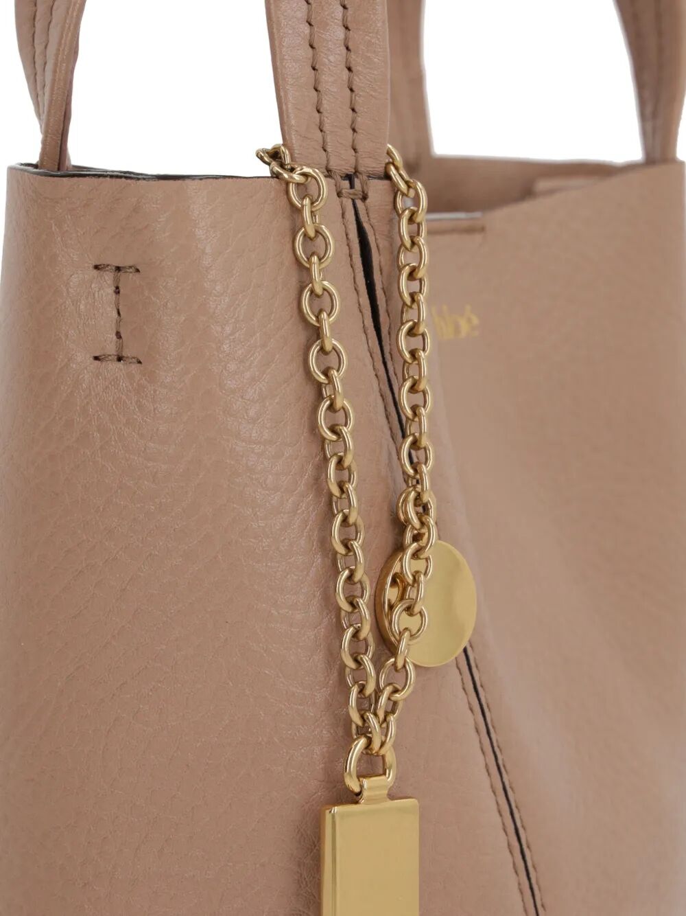 Chloe Women Small Chloé Spin Tote Bag In Grained Leather