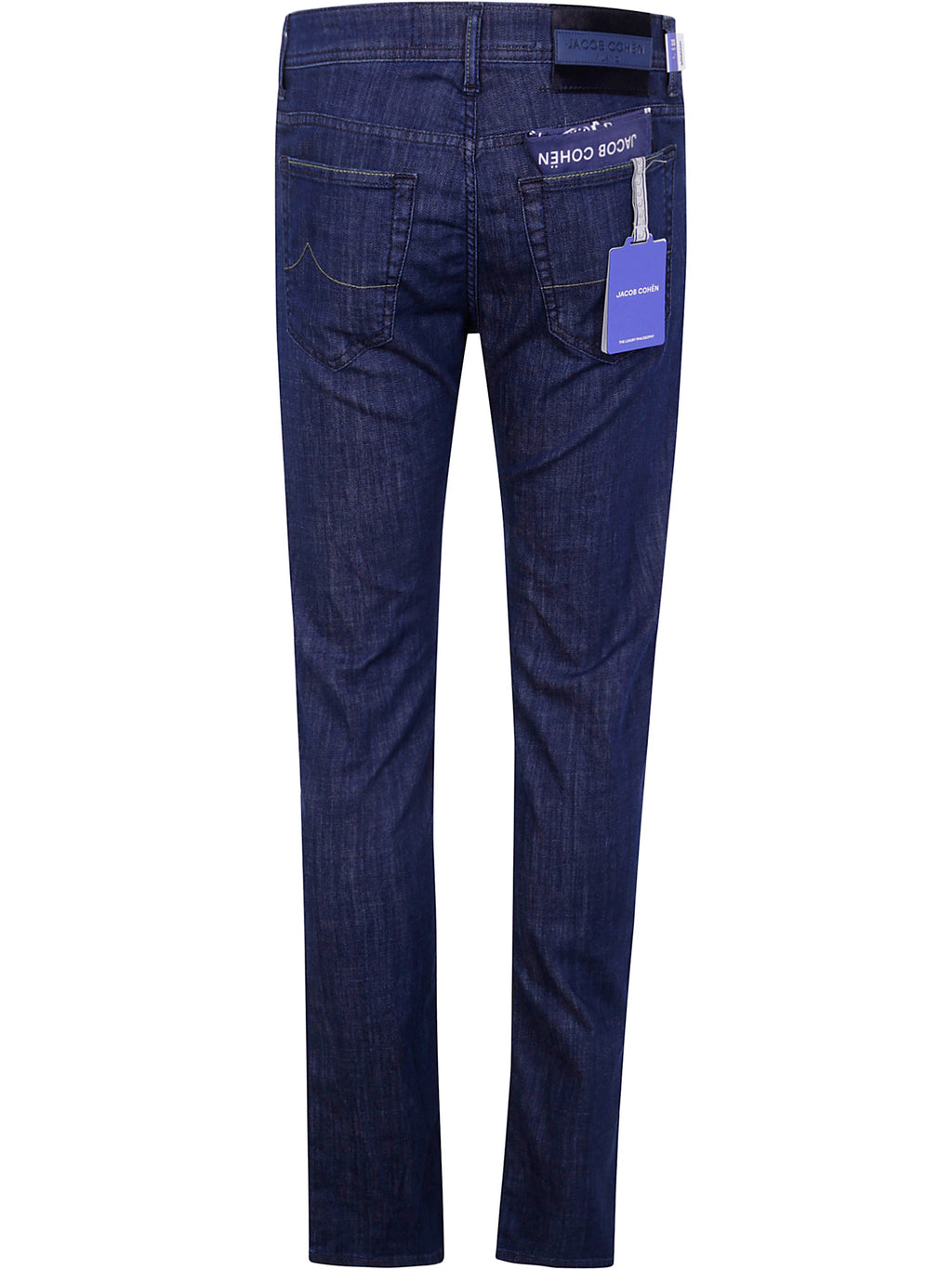 Jacob Cohen Men Pant 5 Pocket Slim Fit Bard Denim Blue Stretch