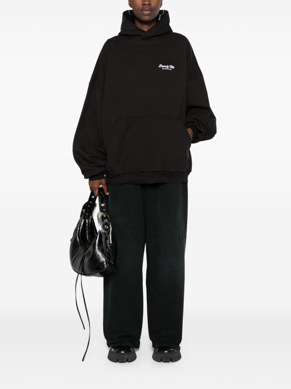 Balenciaga Women Hoodie Beverly Hills Oversize
