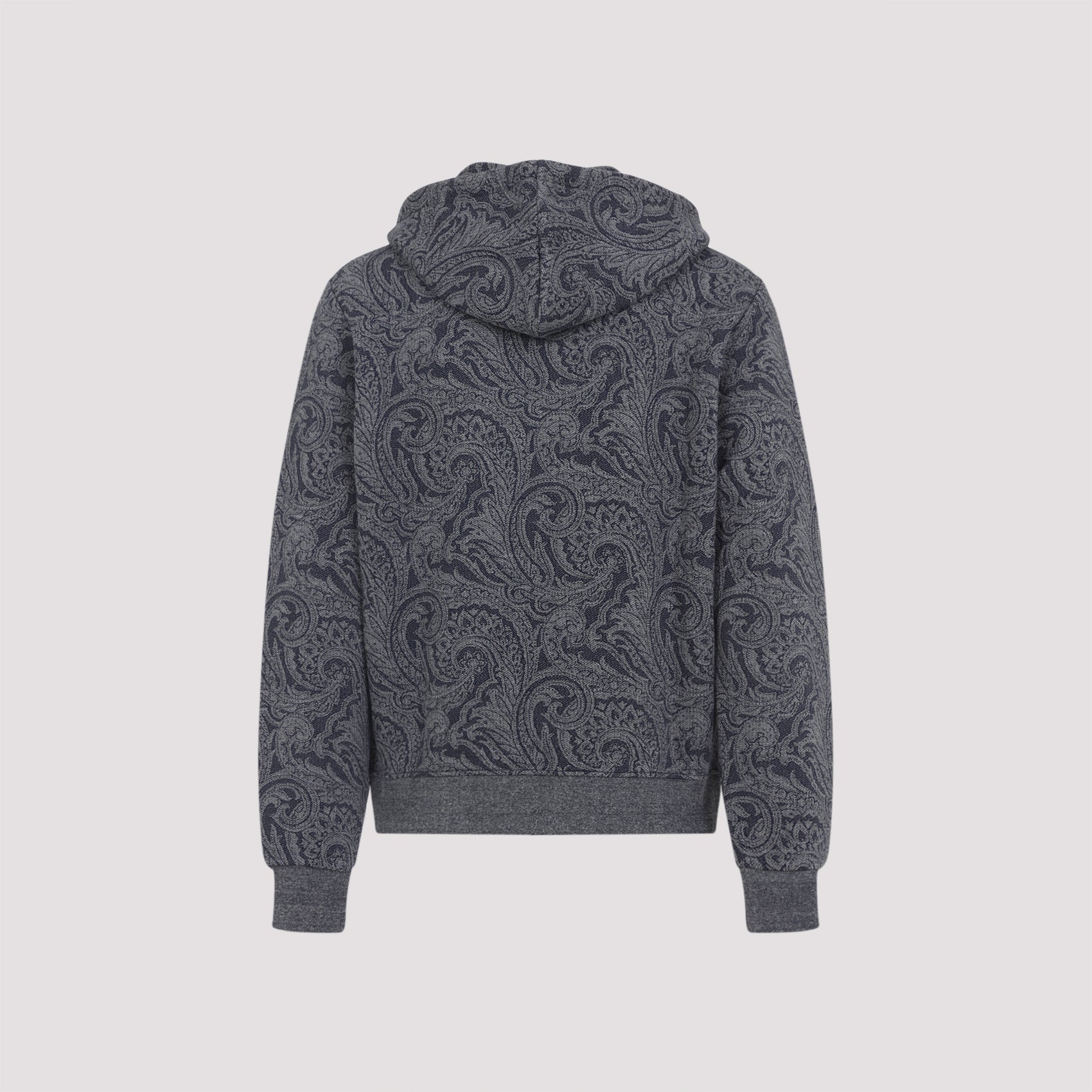 Etro Zipped Hoodie With Welt Pockets Men
