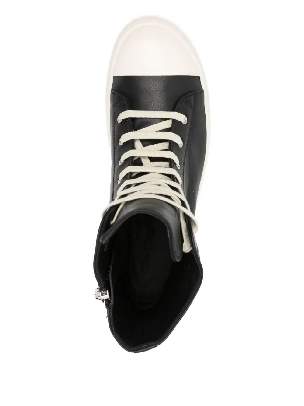 Rick Owens Men "Creep" Leather Sneakers