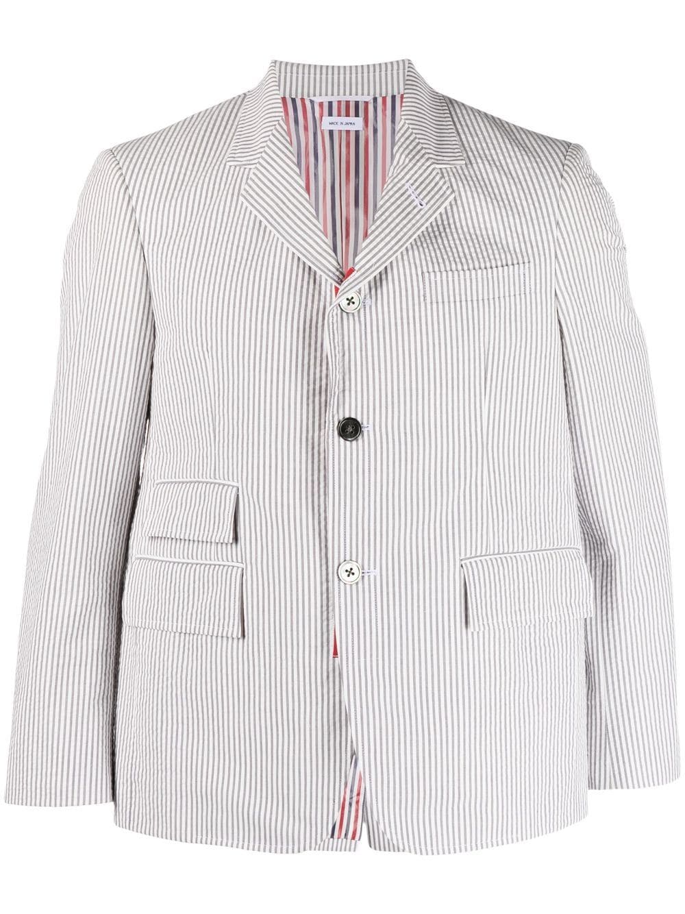 Thom Browne Men Blazer In Seersucker
