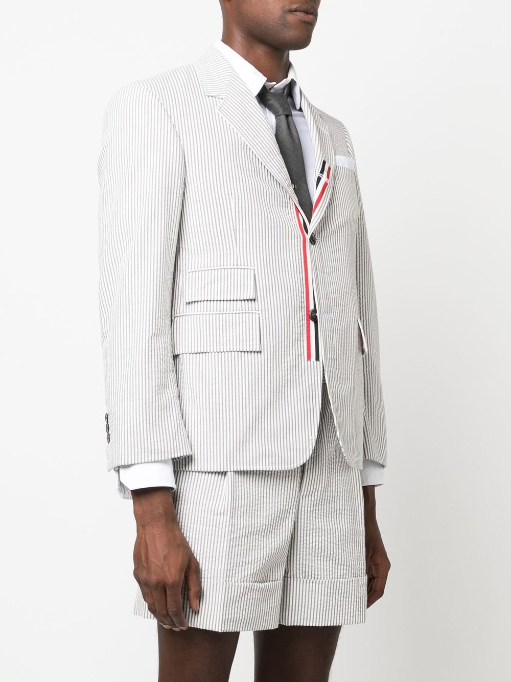 Thom Browne Men Blazer In Seersucker