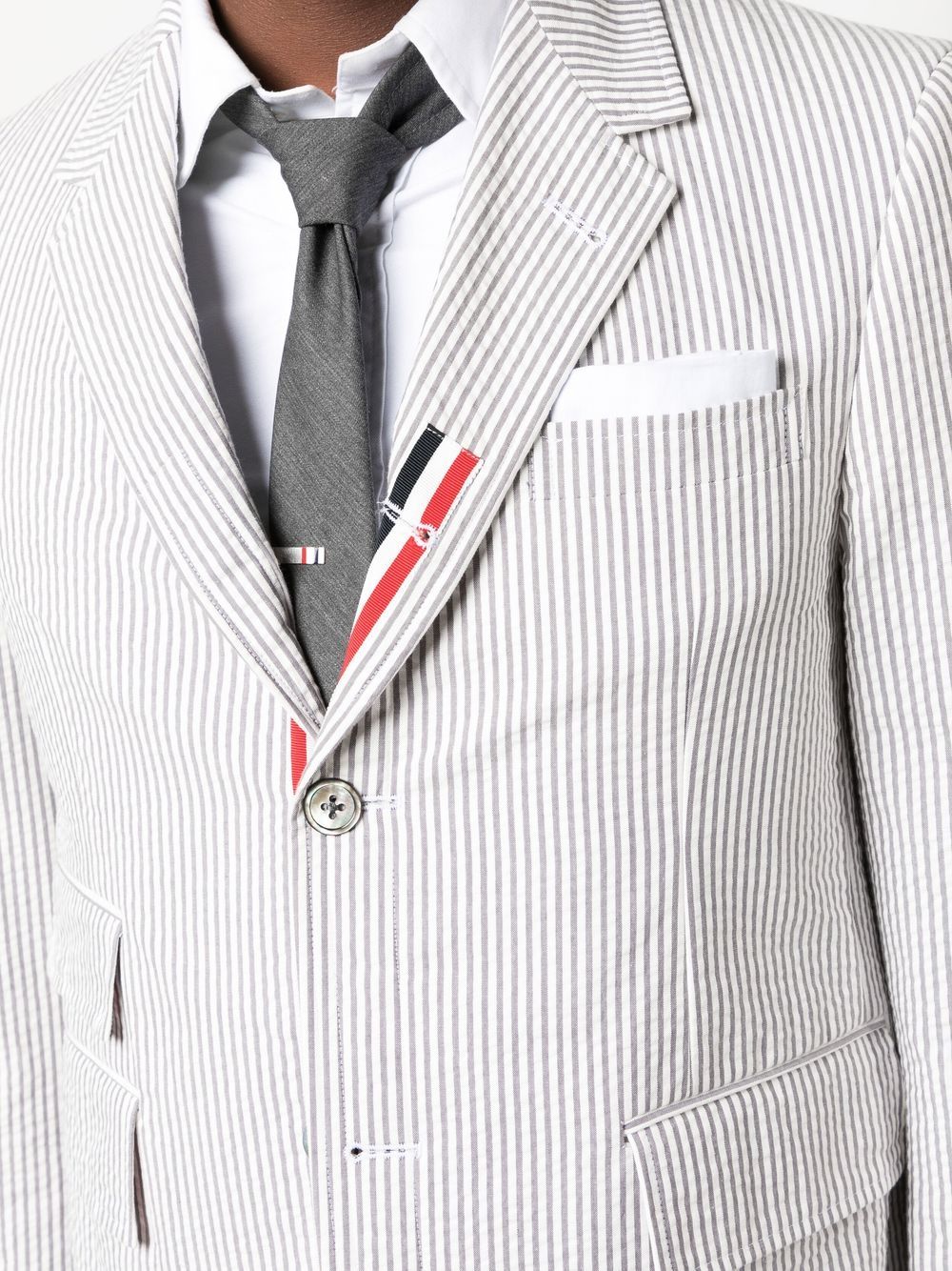 Thom Browne Men Blazer In Seersucker