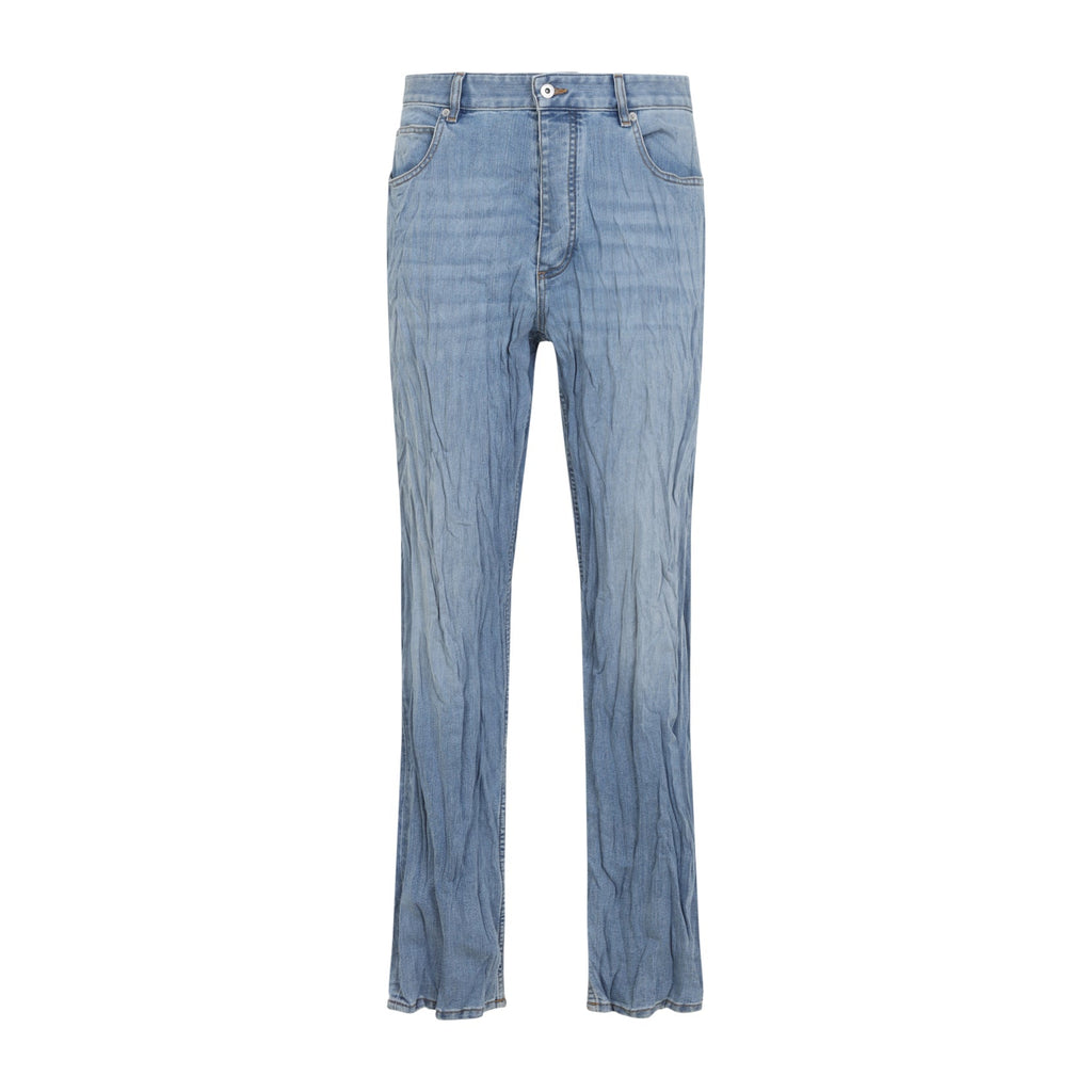 Bottega Veneta Crushed Denim Pants Men