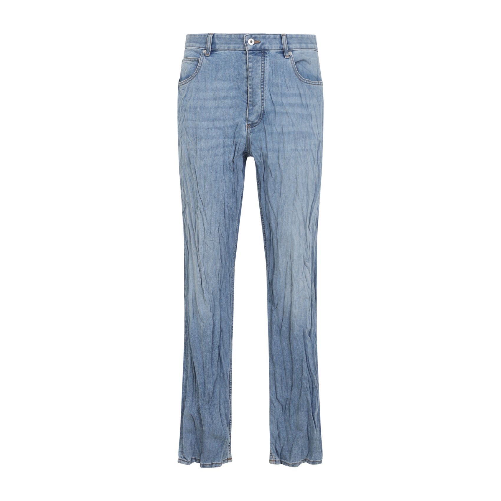 Bottega Veneta Crushed Denim Pants Men