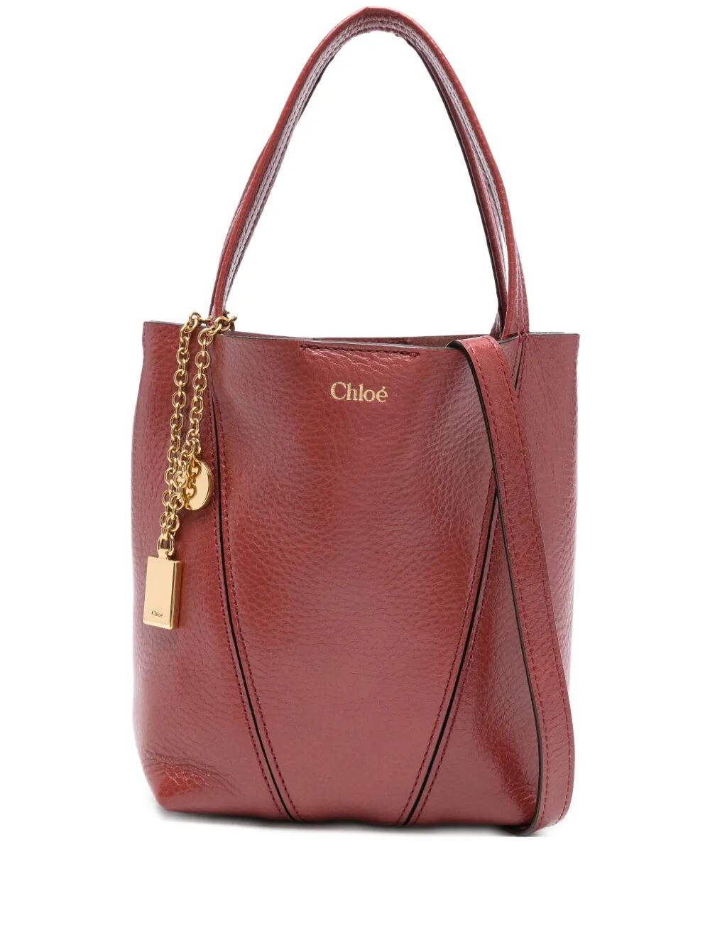 Chloe Women Small Chloé Spin Tote Bag In Grained Leather