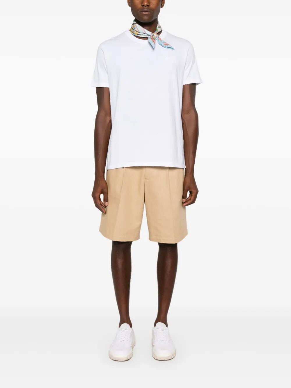 Etro Men Pegaso-Embroidered Cotton T-Shirt